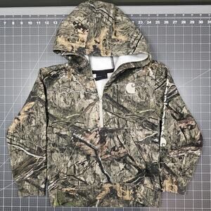 Carhartt Hoodie Youth Boys 4T Camouflage Mossy Oak Hunting Outdoors Hiking